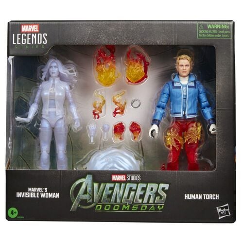 Marvel Legends Series Avengers Doomsday Invisible Woman & Human Torch pack 2 figures 15cm