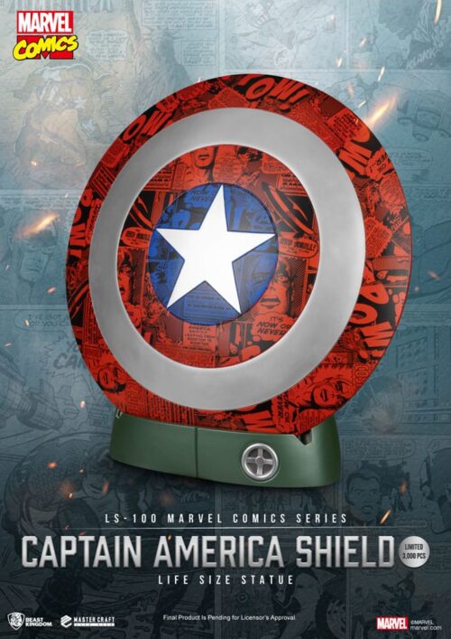 Marvel Comics PVC Captain America Shield Life Size Statue 64 cm