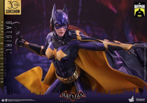 Batman Arkham Knight Videogame Masterpiece Action Figure 1/6 Batgirl (Purple and Gold Version) Exclusive 30 cm