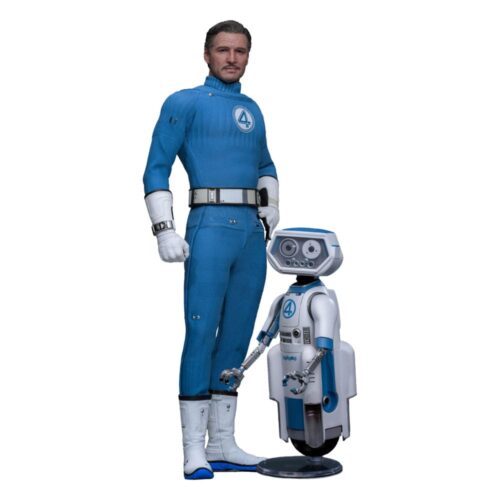 The Fantastic Four: First Steps Movie Masterpiece Action Figure 2-Pack 1/6 Mister Fantastic & H.E.R.B.I.E. 30 cm