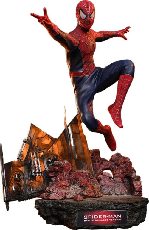 Spider-Man Movie Masterpiece Action Figure 1/6 Spider-Man (Battle Damaged Version) 30 cm