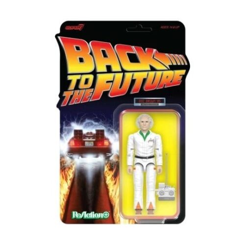 Back To The Future ReAction+ Action Figure Wave 01 Doc Brown '85